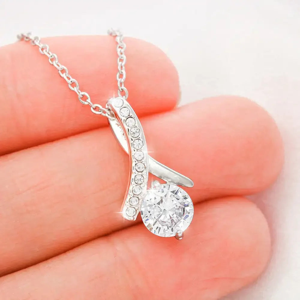 Coffret Collier Ruban "À ma Fille" — Tu es ma raison d'être
