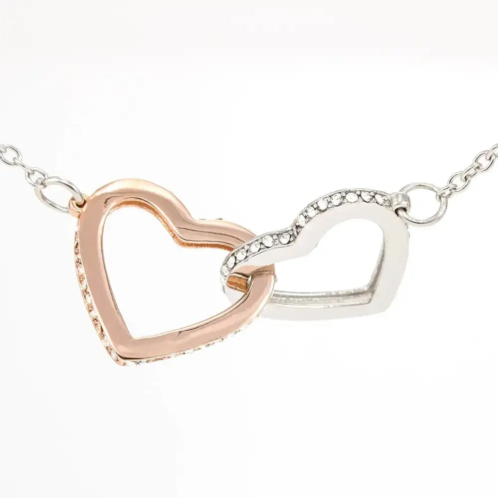 Coffret Collier Double Cœur "À ma Fille" — Bisous Papa