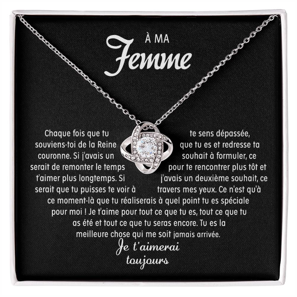 Coffret 004 – À ma Femme – Collier Nœud