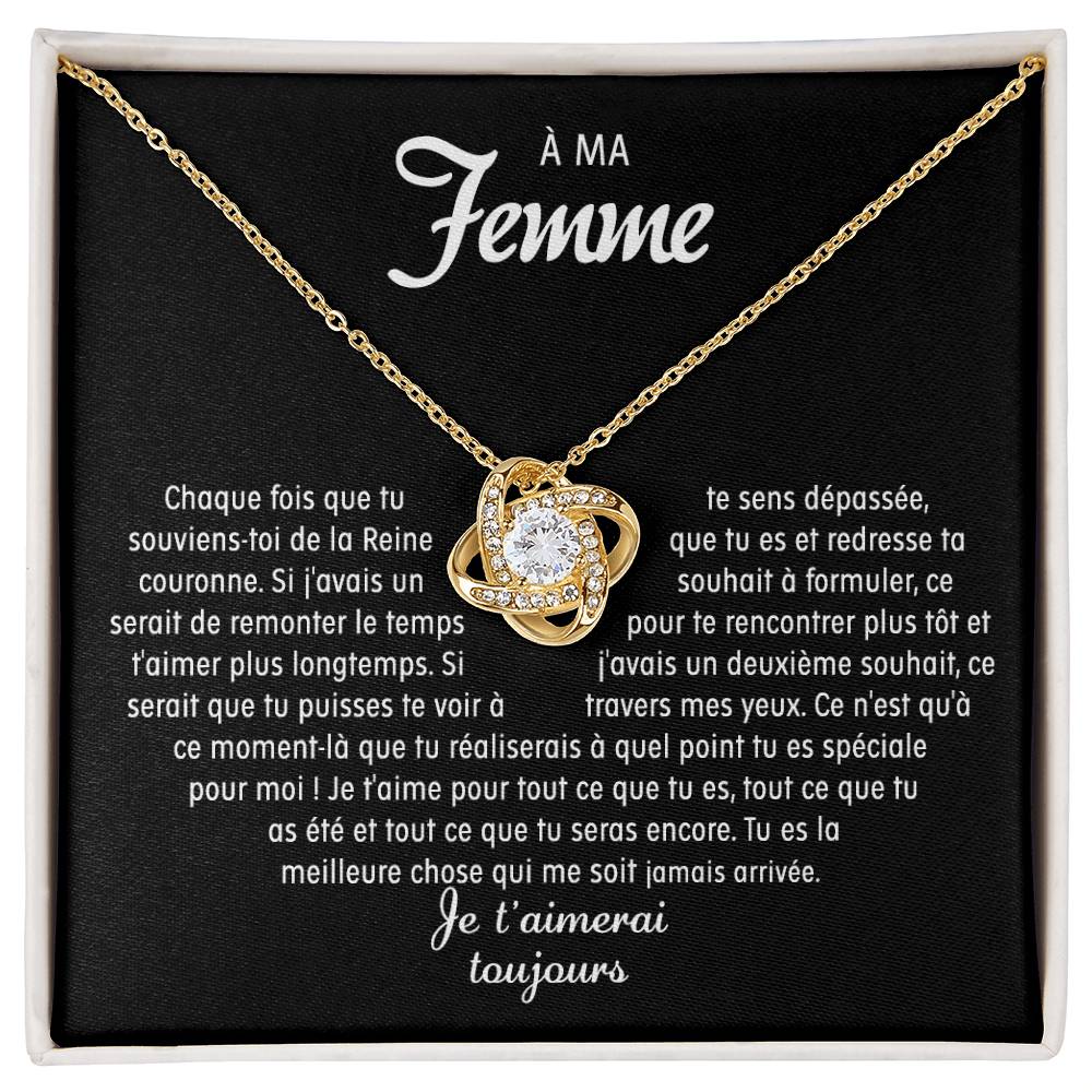 Coffret 004 – À ma Femme – Collier Nœud