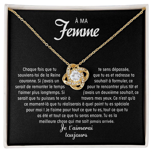 Coffret 004 – À ma Femme – Collier Nœud