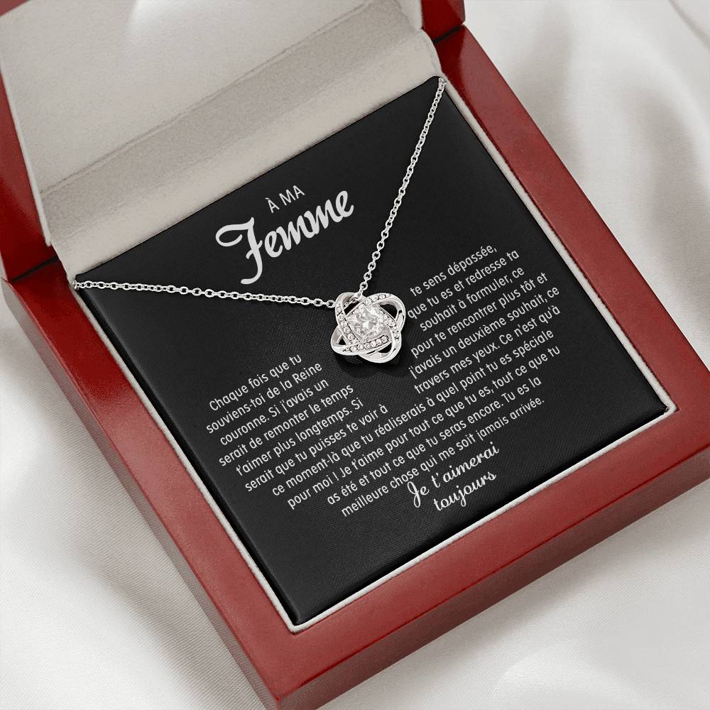 Coffret 004 – À ma Femme – Collier Nœud