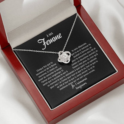 Coffret 004 – À ma Femme – Collier Nœud