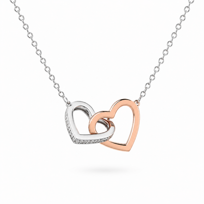 Collier Double Cœur "Mon Amour" Ton Homme qui t'aime