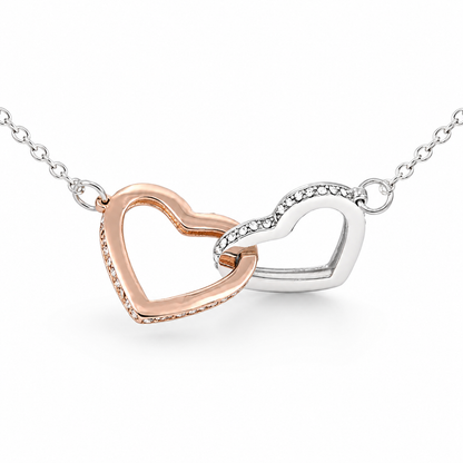 Collier Double Cœur "Mon Amour" Ton Homme qui t'aime