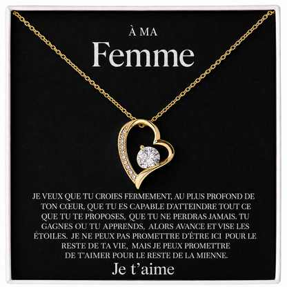 Coffret 003 – À ma Femme – Collier Cœur