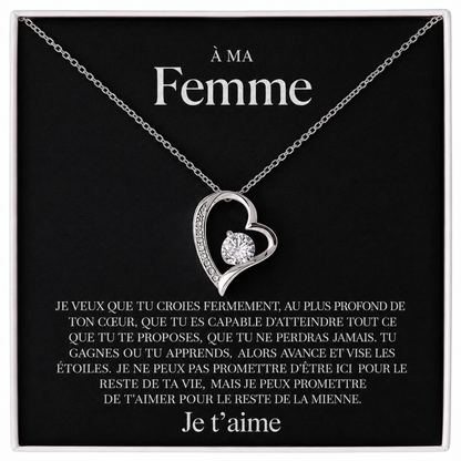 Coffret 003 – À ma Femme – Collier Cœur