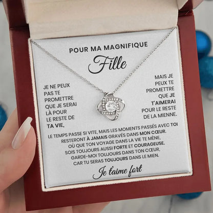 Coffret 104 – Pour ma Magnifique Fille – Collier Nœud