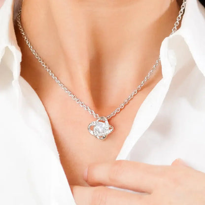 Coffret Collier Nœud "À la Meilleure des Mamans" — Je t'aime Ton Fils