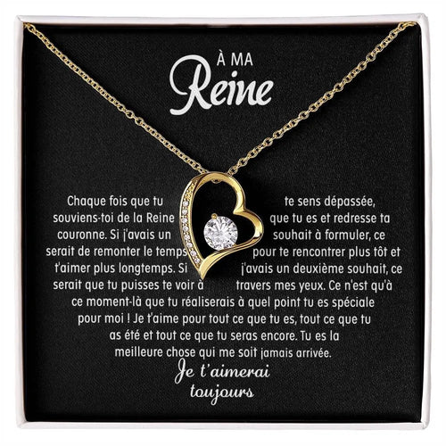 Coffret 008 – À ma Reine – Collier Cœur