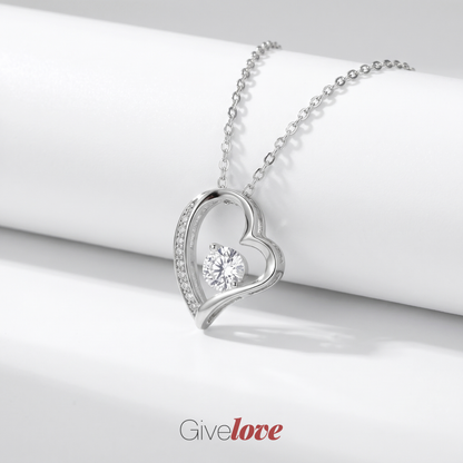 Collier Cœur "À ma Reine" Je t'aimerai Toujours