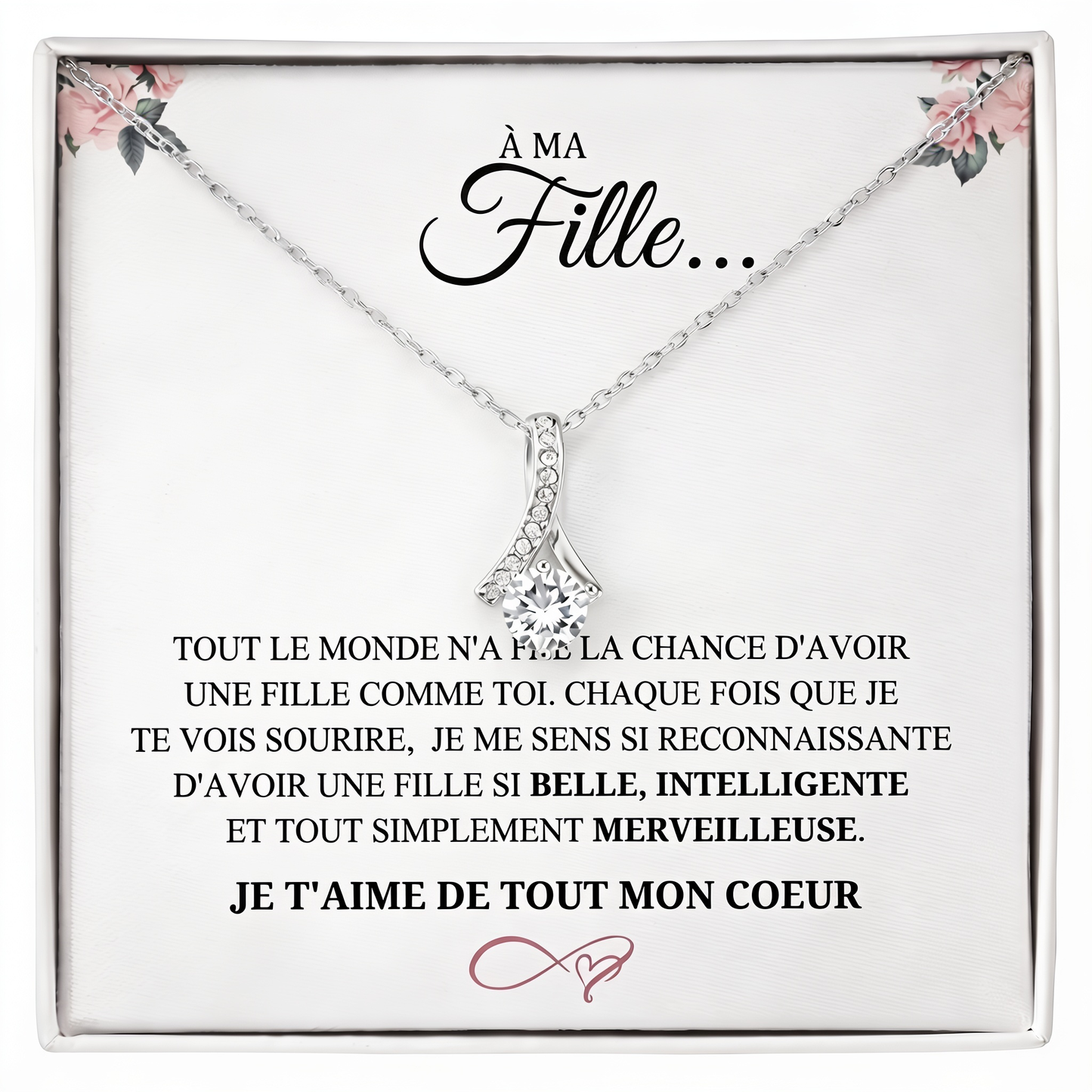 Coffret 102 – À ma Fille – Collier Ruban