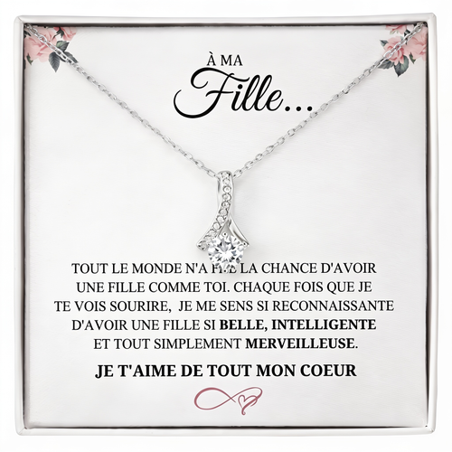 Coffret 102 – À ma Fille – Collier Ruban