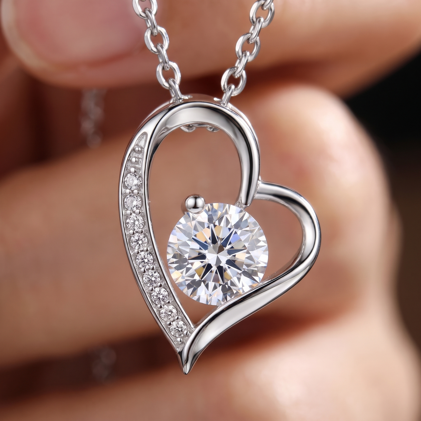 Coffret 008 – À ma Reine – Collier Cœur