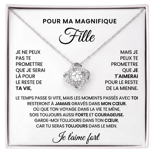 Coffret 104 – Pour ma Magnifique Fille – Collier Nœud