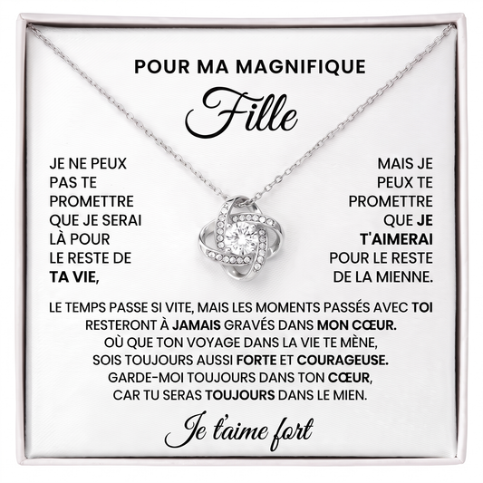 Coffret 104 – Pour ma Magnifique Fille – Collier Nœud