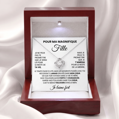Coffret 104 – Pour ma Magnifique Fille – Collier Nœud