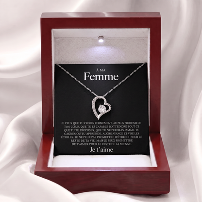 Coffret 003 – À ma Femme – Collier Cœur